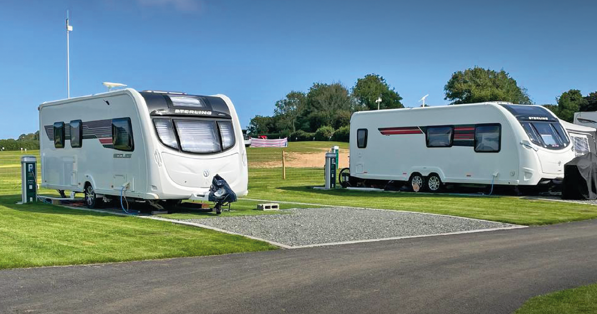 Rolec provide smart metered hookup solutions to Nant Newydd Caravan Park